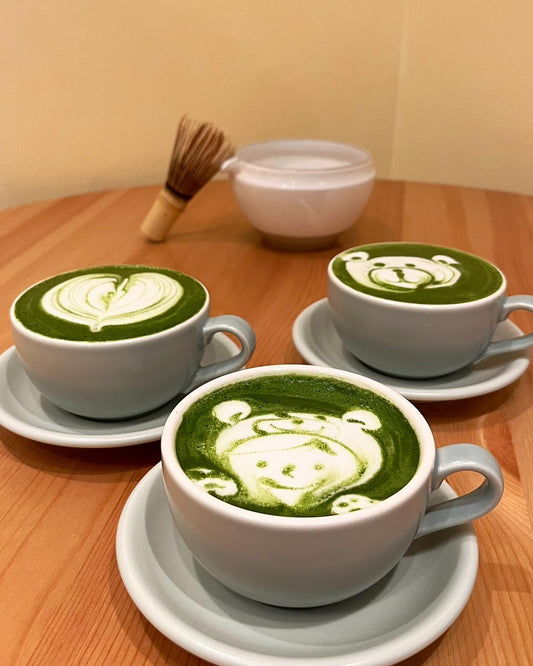 静岡で本格的な抹茶で作るラテアートを楽しみませんか?