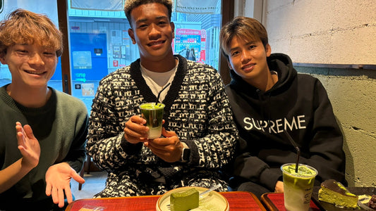 清水エスパルスの選手たちにご来店いただきました☕
